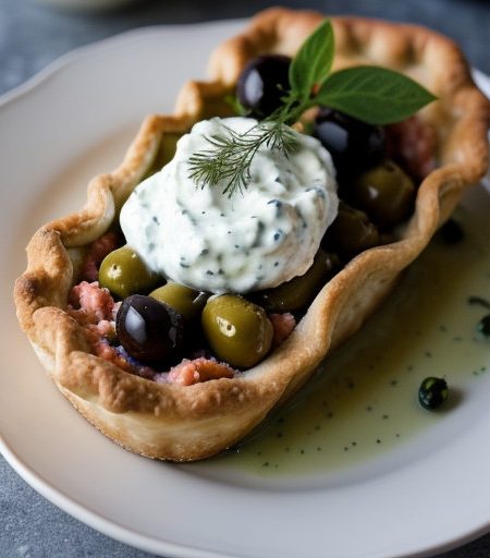Salmon-and-Olives Tartar recipe image