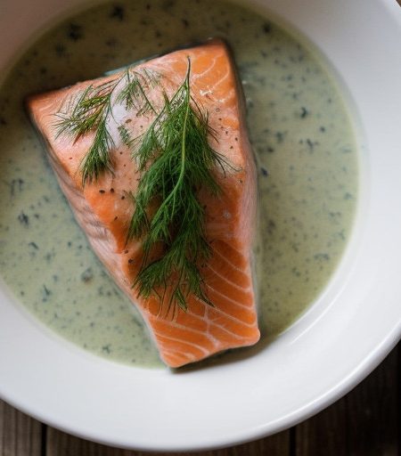 Salmon in Dill Sauce recipe image