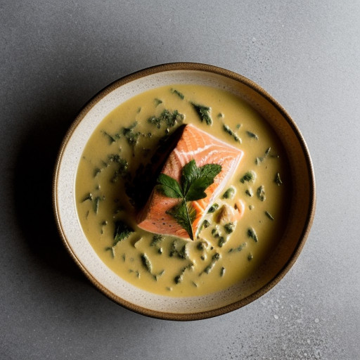 Salmon in Vodka Cream Sauce With Green Peppercorns recipe image