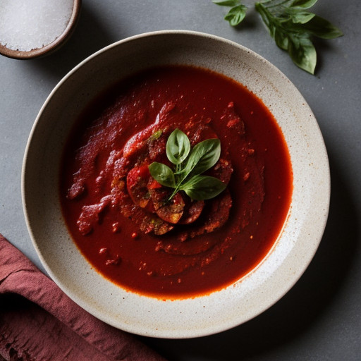 Salsa Di Pomodoro Passata (Smooth Tomato Sauc recipe image