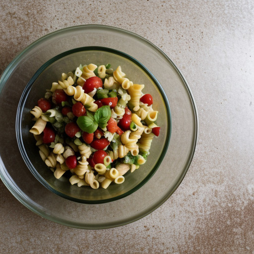Salsa-Ed Pasta Salad recipe image