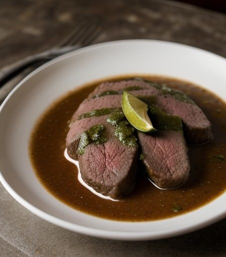 Salsa Flavored Beef Steak recipe image