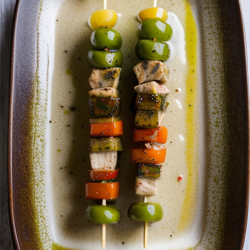 Salsa Verde Chicken Kabobs - Chi-Chi's recipe image