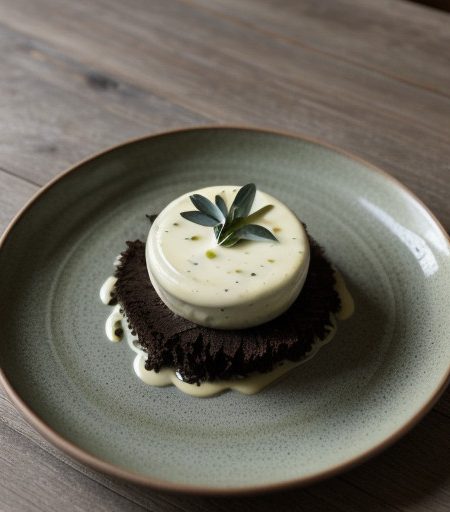 Salsify With Truffle Coulis recipe image