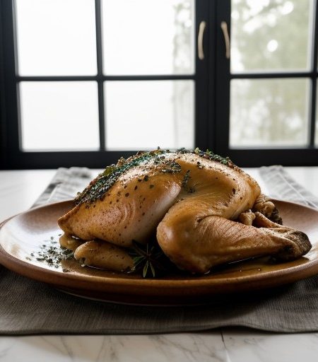 Salt Baked Chicken recipe image