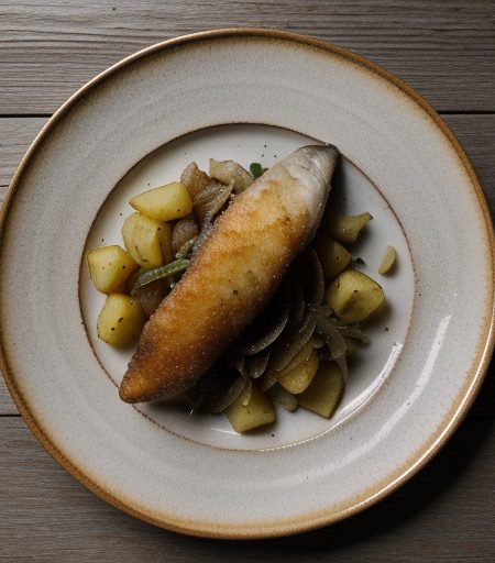 Salt Herring With Potatoes recipe image