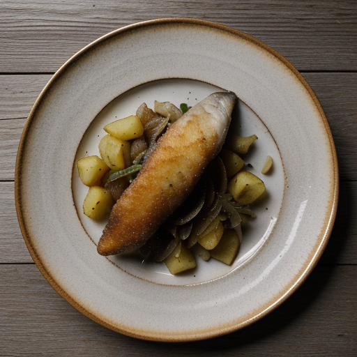 Salt Herring With Potatoes recipe image