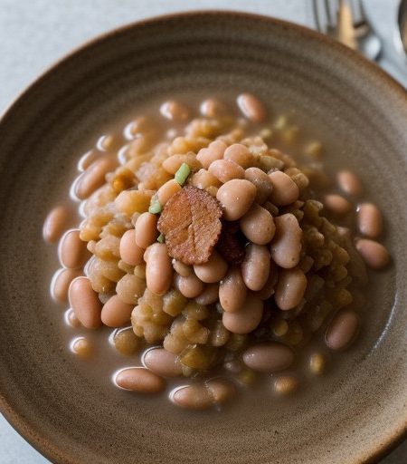 Salt Pork~ Beans & Hominy recipe image