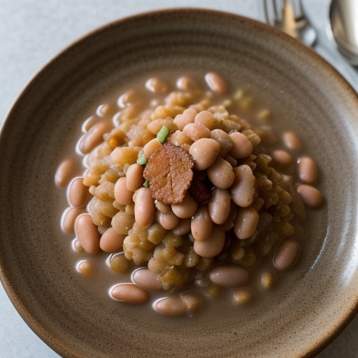 Salt Pork~ Beans & Hominy recipe image