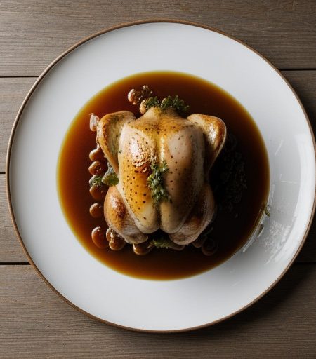 Salt-Roasted Chicken With Marinade recipe image