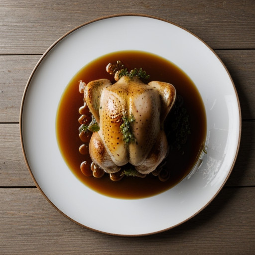 Salt-Roasted Chicken With Marinade recipe image