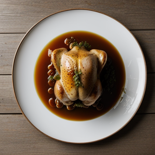 Salt-Roasted Chicken With Marinade recipe image