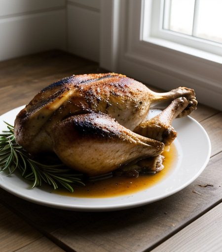 Salt-Roasted Chicken With Marinade recipe image