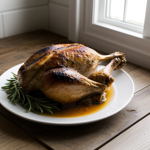 Salt-Roasted Chicken With Marinade recipe image