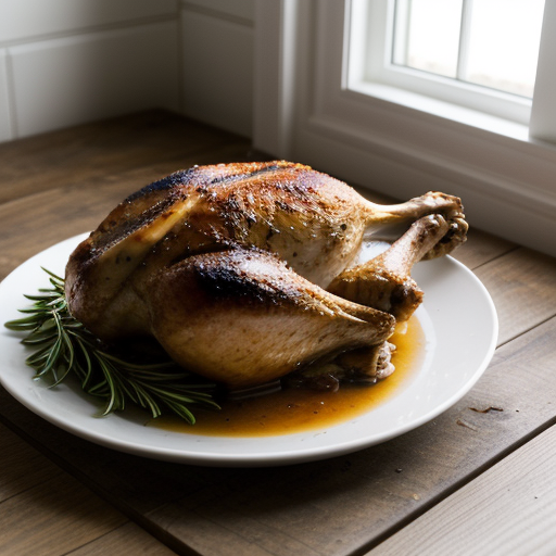 Salt-Roasted Chicken With Marinade recipe image
