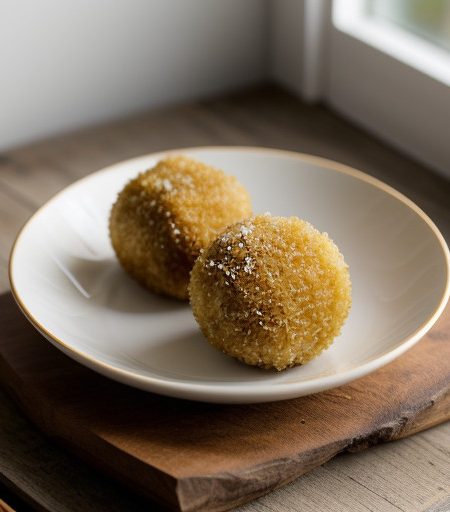 Salted Taro Balls recipe image