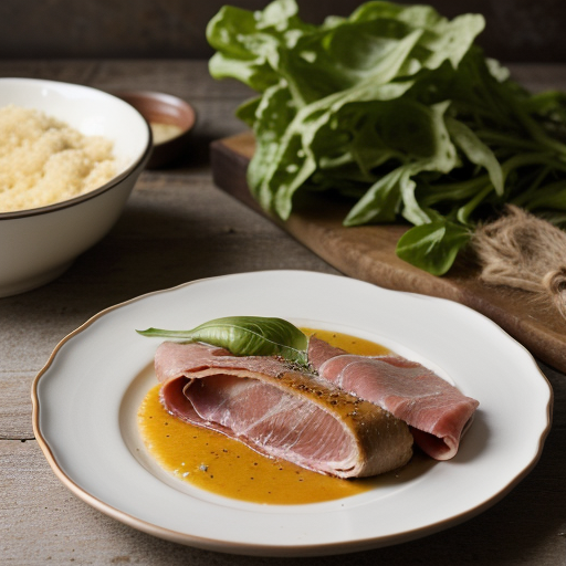 Saltimbocca Al Parmigiano-Reggiano (Veal With recipe image
