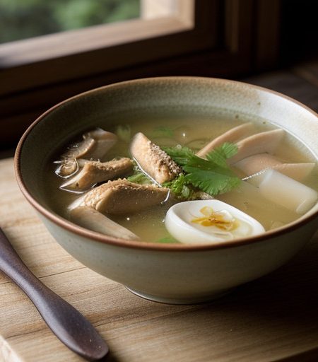 Samgyetang (Baby Chicken & Ginseng Soup Corr recipe image