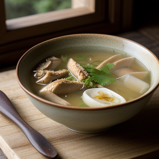 Samgyetang (Baby Chicken & Ginseng Soup Corr recipe image