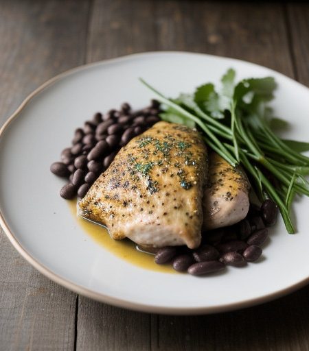 San Antonio Chicken With Picante Black Bean S recipe image