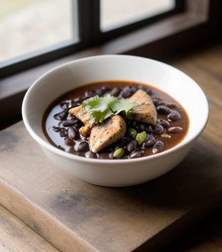 San Antonio Chicken With Picante Black Bean Sauce recipe image