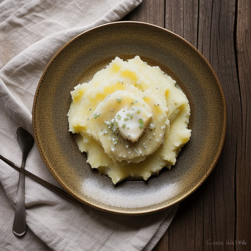 Sanely Mashed Potatoes With Garlic & Parmes recipe image