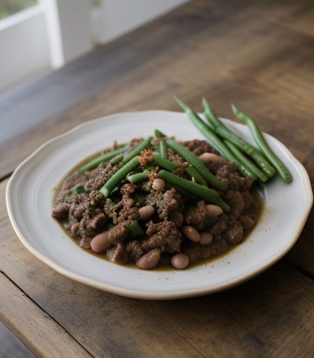 Santa Fe Trail Beef & Bean Casserole recipe image