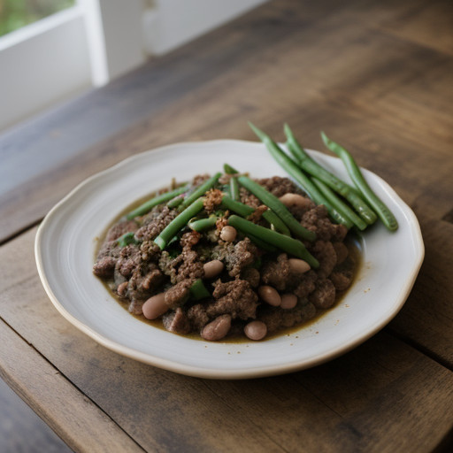 Santa Fe Trail Beef & Bean Casserole recipe image
