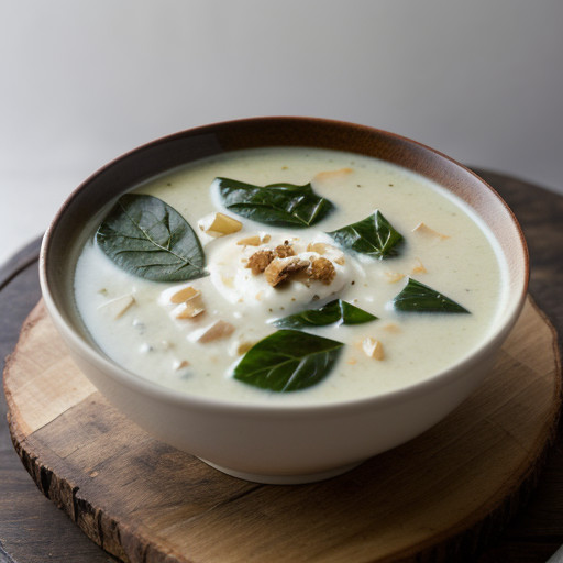 Sarnapur (Yogurt & Chard Soup recipe image