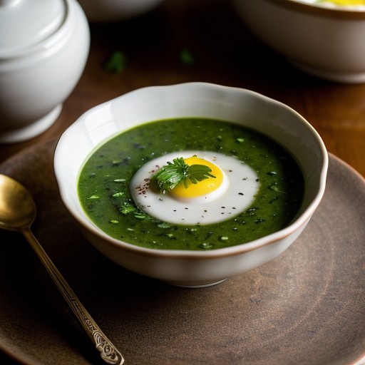 Sassy Spinach Soup recipe image