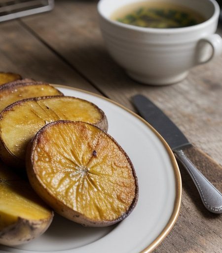 Sat-Dinner: Roast Potato Slices recipe image