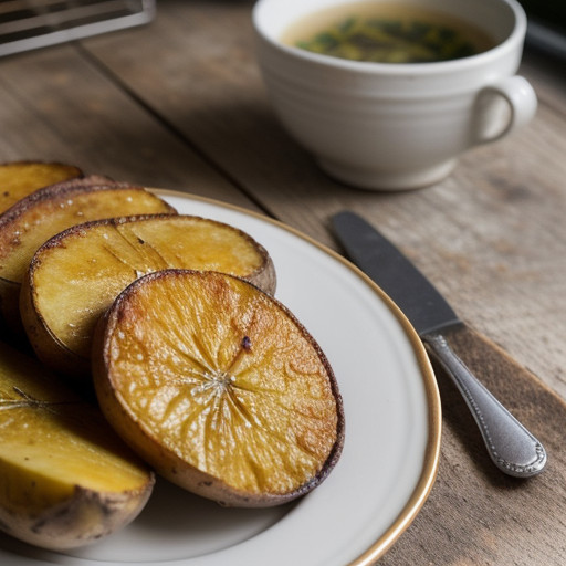 Sat-Dinner: Roast Potato Slices recipe image