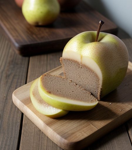 Sat-Dinner: Upside-Down Pear Gingerbread recipe image