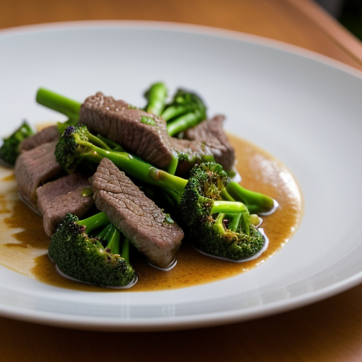 Satay-Style Beef With Broccoli recipe image