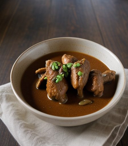 Satehs With Spicy Peanut Sauce recipe image