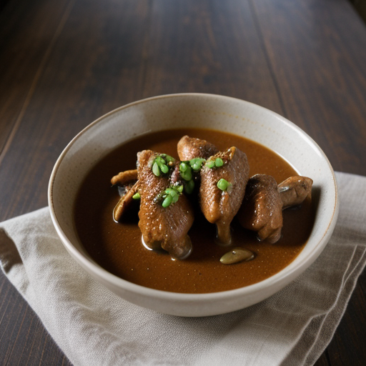 Satehs With Spicy Peanut Sauce recipe image