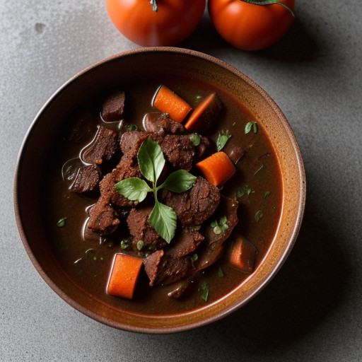 Sauce Bourguignonne (Red Wine~ Tomato & Rosem recipe image