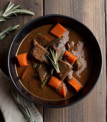 Sauce Bourguignonne (Red Wine, Tomato & Rosemary Sauce recipe image