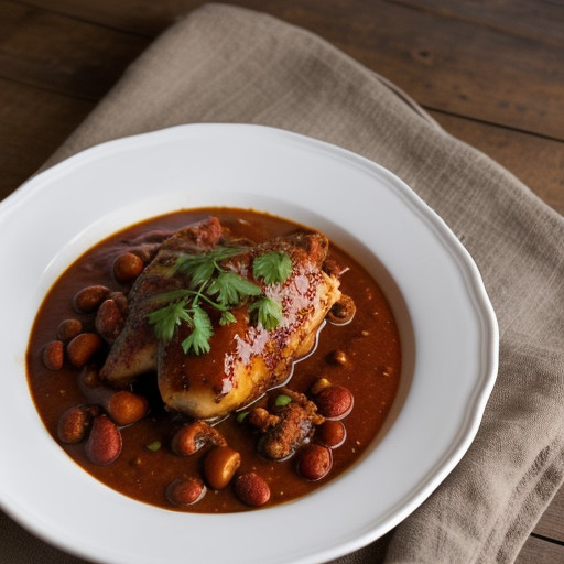 Saucy Baked Chili Chicken recipe image