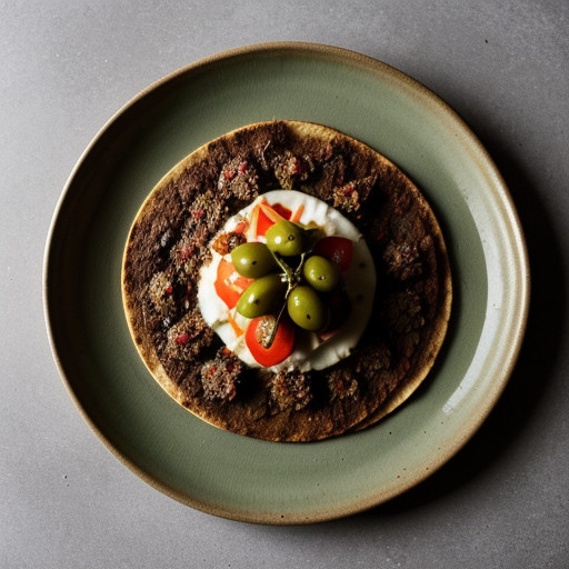 Saucy Beef Taco Pizza recipe image