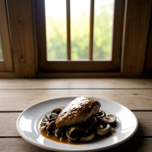 Saucy Chicken With Mushrooms recipe image
