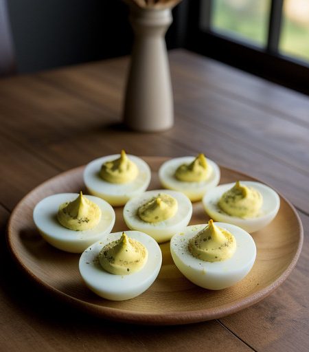 Saucy Deviled Eggs recipe image