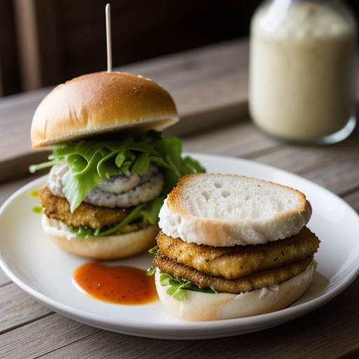 Saucy Fish Sandwiches recipe image