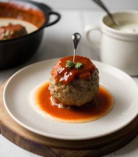 Saucy Meatballs recipe image