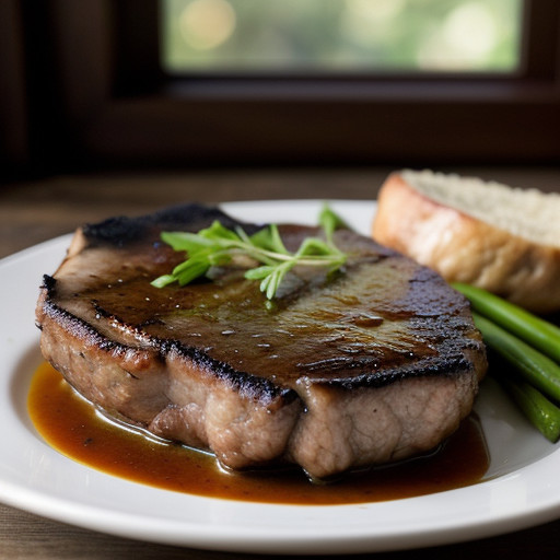 Saucy Mushroom Pork Chops recipe image