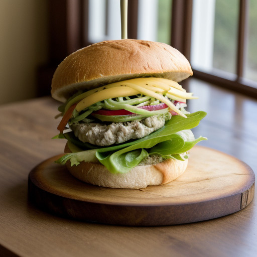 Saucy Salad Sandwich recipe image