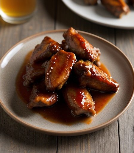 Saucy Sweet Sour Chicken Wings * recipe image