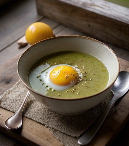 Sauerampfersuppe (Sorrel Soup recipe image