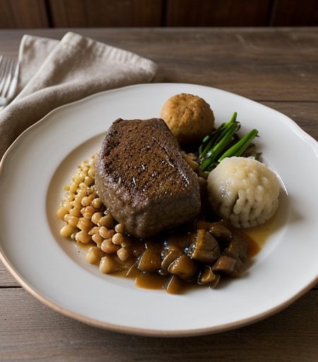 Sauerbraten Mit Spatzle (Pot Roast With Dumplings recipe image