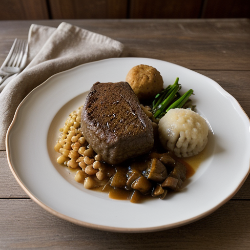 Sauerbraten Mit Spatzle (Pot Roast With Dumplings recipe image